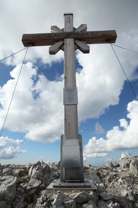 Gamsjoch Gipfelkreuz Fiebig