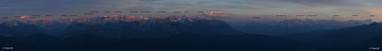 Jochberg Panorama Fiebig