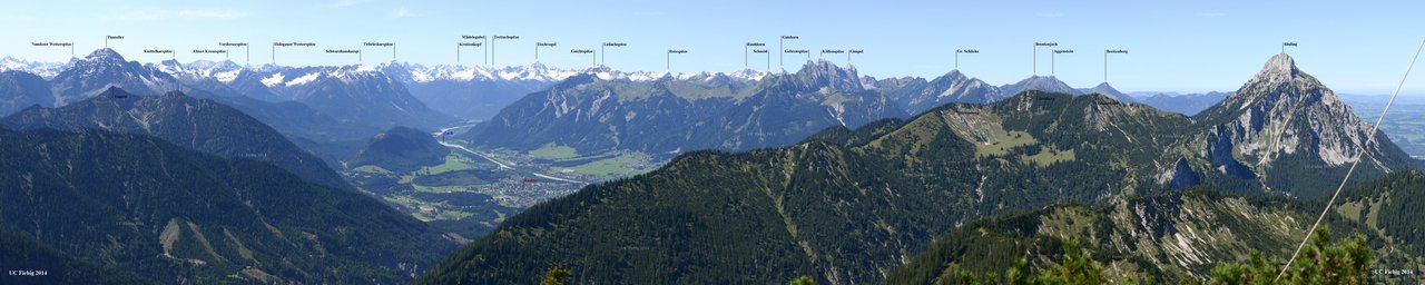 Kreuzkopf Panorama Fiebig