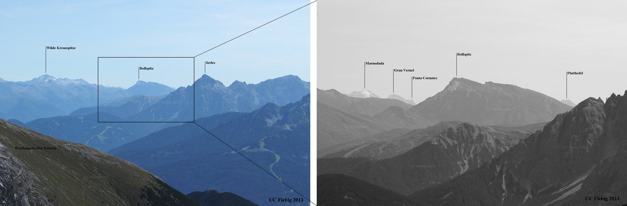 Erlspitze Panorama Dolomiten Fiebig