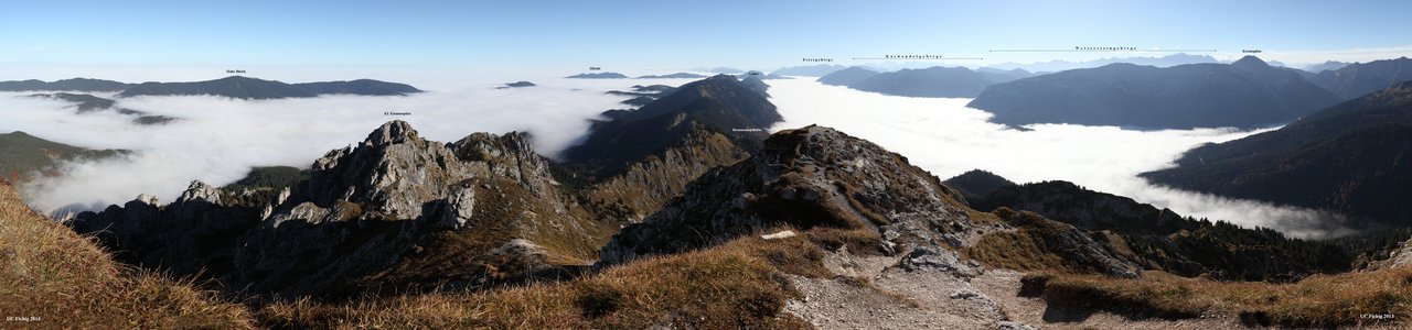 Große Klammspitze Panorama Fiebig