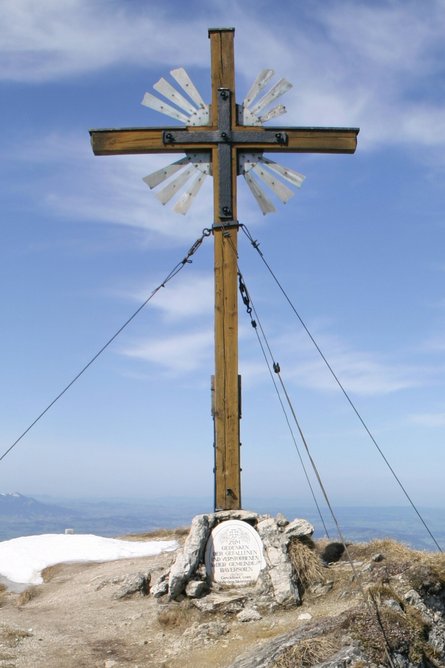 Gipfelkreuz Große Klammspitze Fiebig